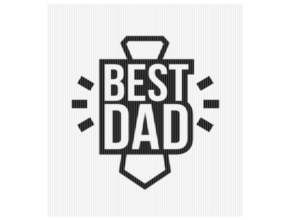 Best Dad Necktie Father’s Day Graphic