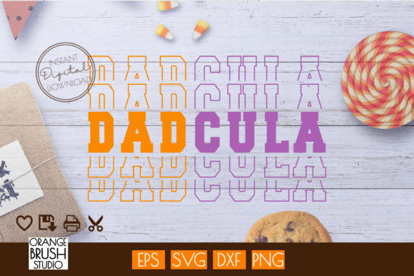 Dadcula SVG, Dad-Vampire, Halloween SVG