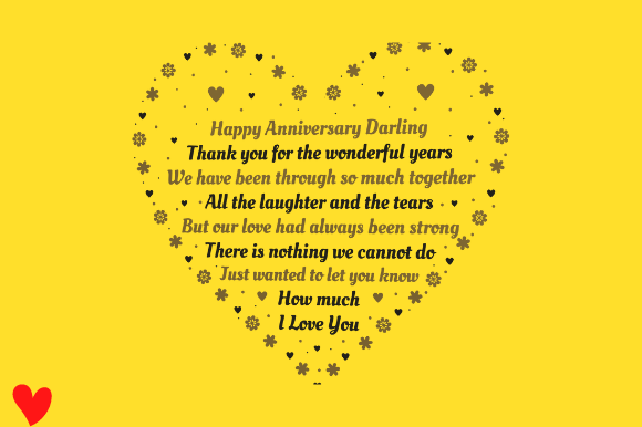 HAPPY ANNIVERSARY GIFT Graphics for Crafts
