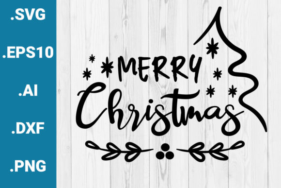 Merry Christmas SVG for Crafts & Graphics