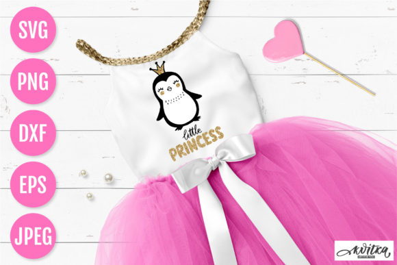 Penguin, Princess, Cute Animals Graphics