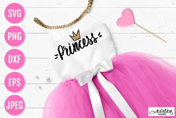Princess, Baby Design, Glitter Crown Graphics