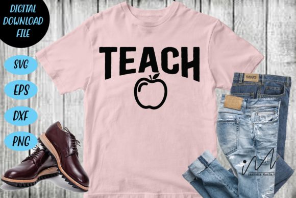 Teach Svg Cut File: Graphics for Crafts